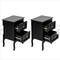 Set of 2 Nightstand Bedside End Table Shelf with 2 Drawers Bedroom Furniture